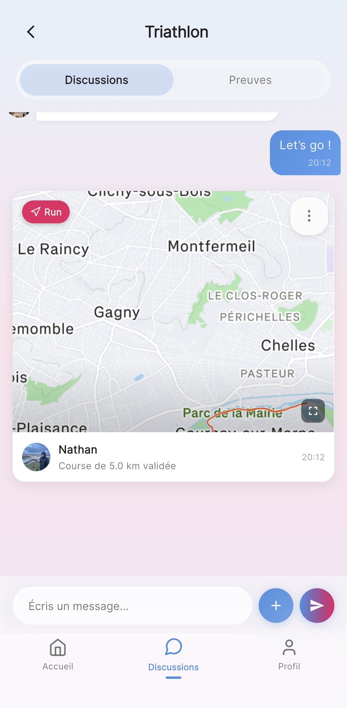 Challenge Me - Validation par photo
